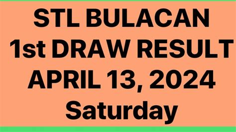 jueteng result bulacan|STL Result Today, March 13, 2024 .